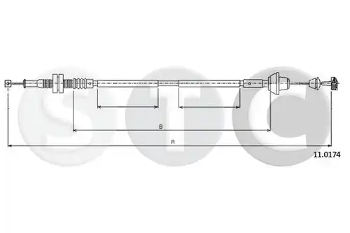 жило за газ STC T481909