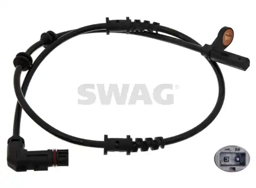 датчик, обороти на колелото SWAG 10 93 8370