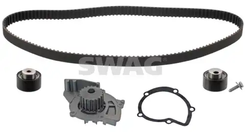 водна помпа+ к-кт ангренажен ремък SWAG 62 94 5108