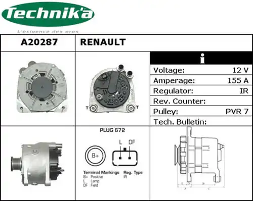 генератор Technika A20287