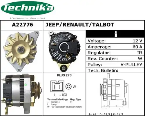генератор Technika A22776