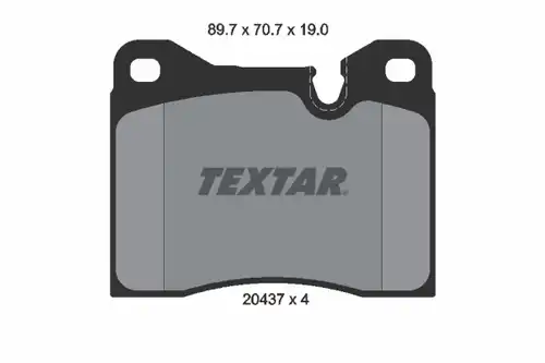 накладки TEXTAR 2043702
