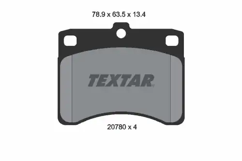 накладки TEXTAR 2078001