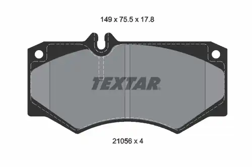 накладки TEXTAR 2105601