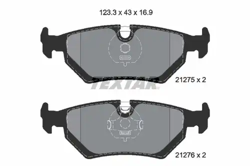 накладки TEXTAR 2127504