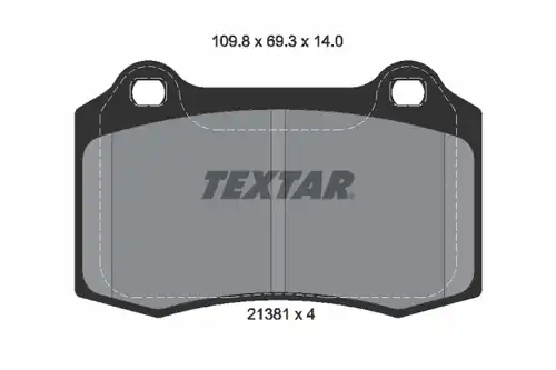накладки TEXTAR 2138104