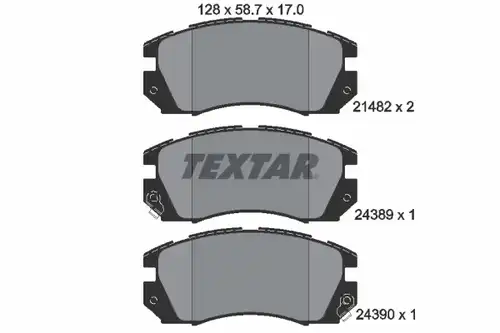 накладки TEXTAR 2148202