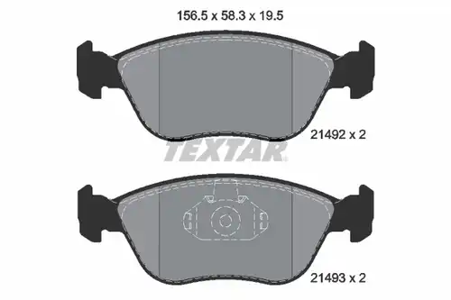 накладки TEXTAR 2149201