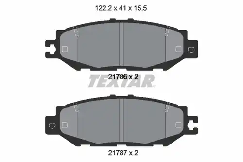накладки TEXTAR 2178601