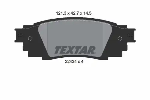 накладки TEXTAR 2243401
