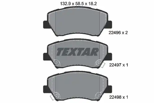 накладки TEXTAR 2249601
