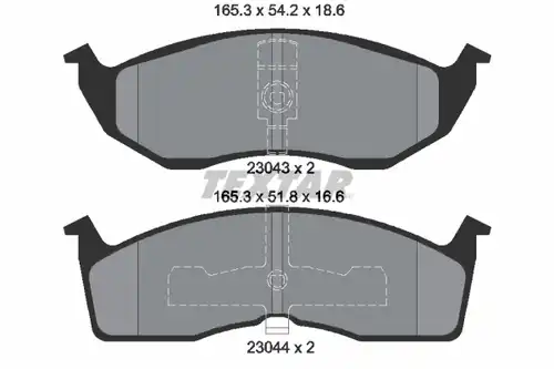 накладки TEXTAR 2304301