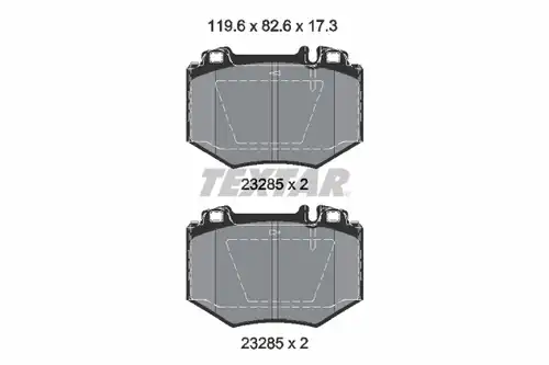 накладки TEXTAR 2328501