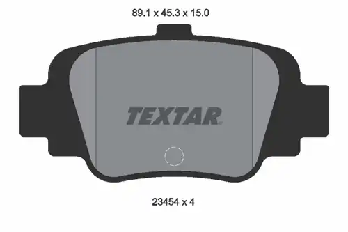 накладки TEXTAR 2345401