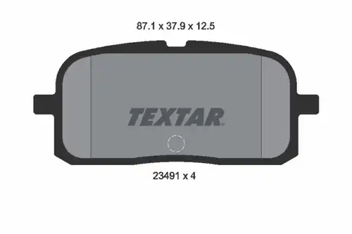 накладки TEXTAR 2349101