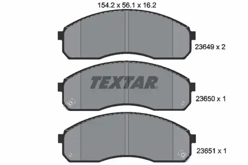 накладки TEXTAR 2364901