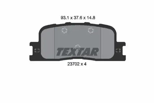 накладки TEXTAR 2370205