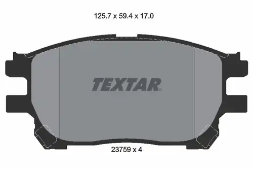 накладки TEXTAR 2375901