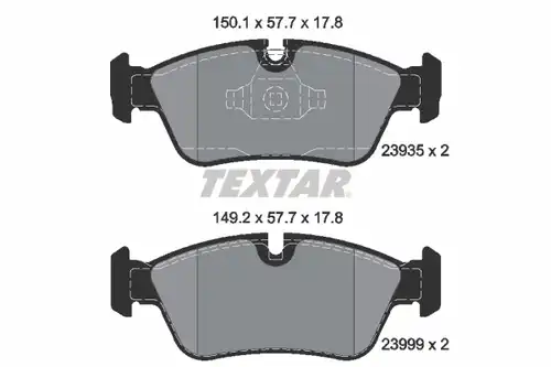 накладки TEXTAR 2393581