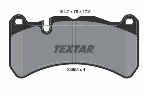 накладки TEXTAR 2395501