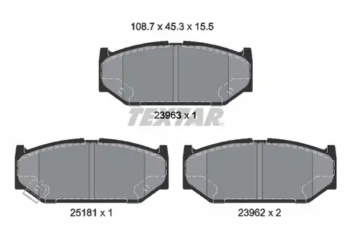 накладки TEXTAR 2396302