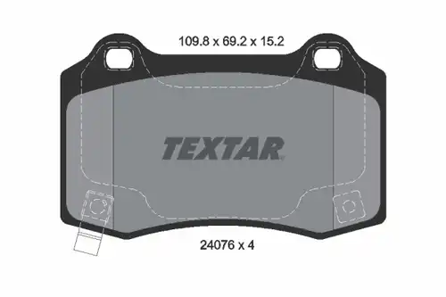 накладки TEXTAR 2407601