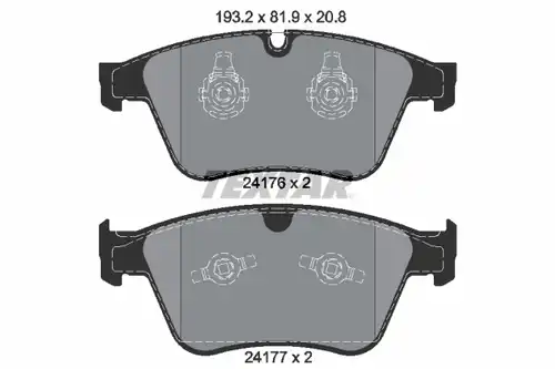 накладки TEXTAR 2417601