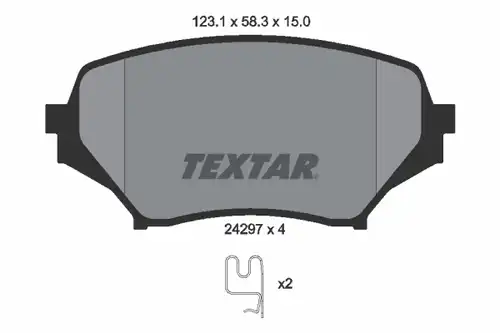 накладки TEXTAR 2429701