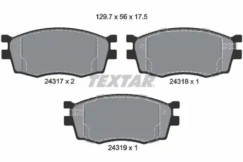 накладки TEXTAR 2431701