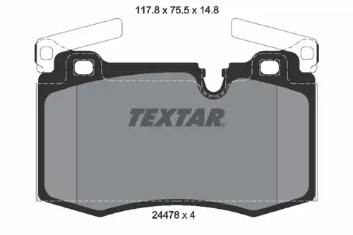 накладки TEXTAR 2447801