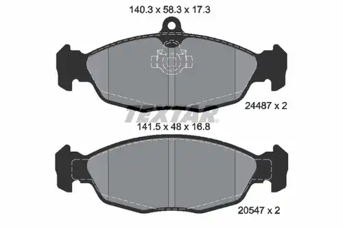 накладки TEXTAR 2448701