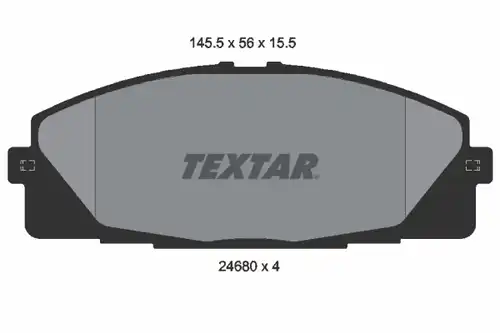 накладки TEXTAR 2468001