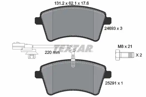накладки TEXTAR 2469306
