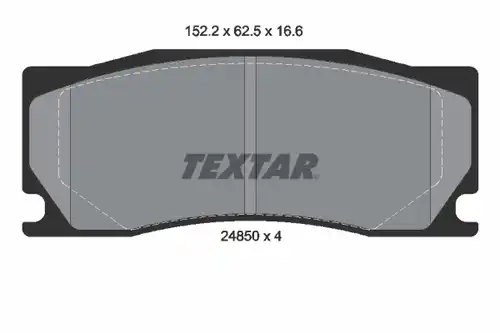 накладки TEXTAR 2485001