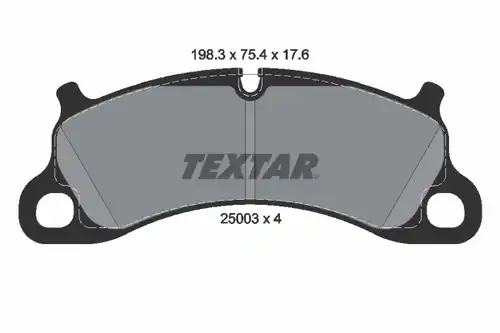 накладки TEXTAR 2500301