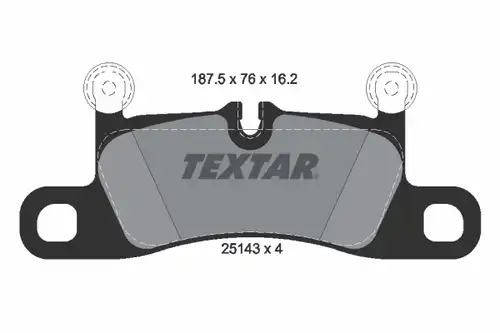 накладки TEXTAR 2514301