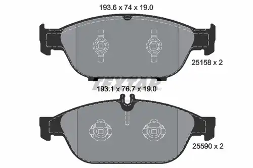 накладки TEXTAR 2515803