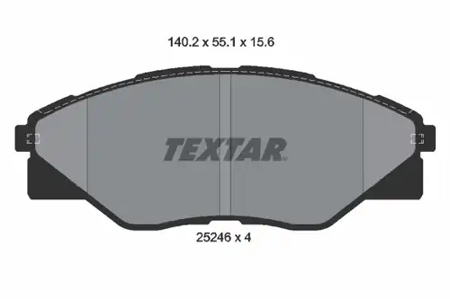 накладки TEXTAR 2524601