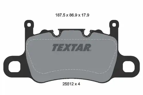 накладки TEXTAR 2551203