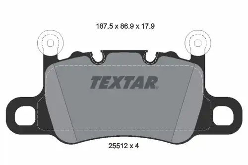 накладки TEXTAR 2551205