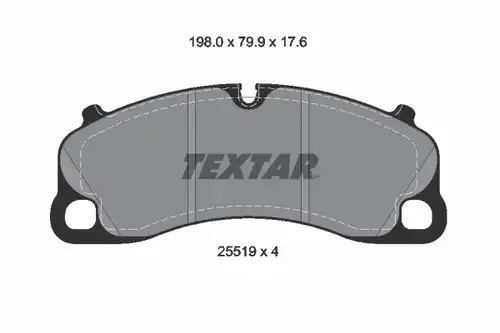 накладки TEXTAR 2551901
