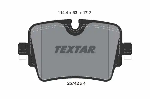 накладки TEXTAR 2574201