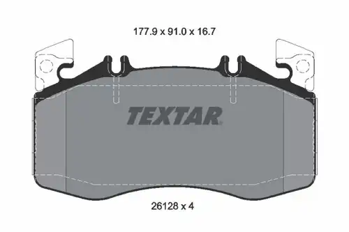 накладки TEXTAR 2612801