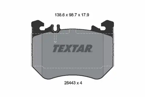 накладки TEXTAR 2644303