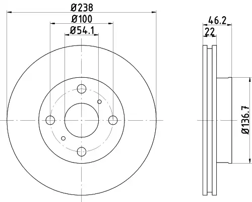спирачен диск TEXTAR 92067900
