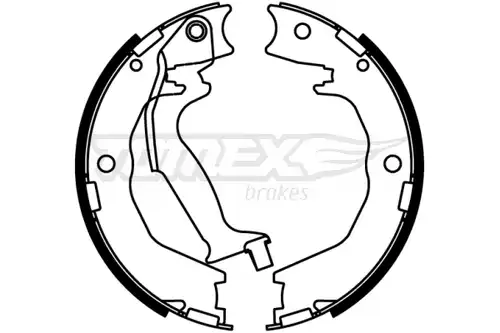 комплект спирачна челюст TOMEX Brakes TX 22-85