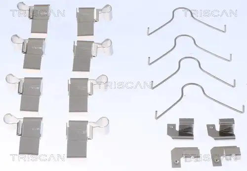 комплект принадлежности, дискови накладки TRISCAN 8105 131652
