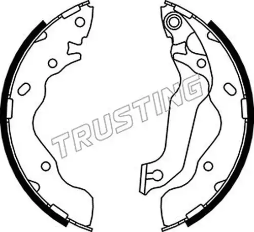 комплект спирачна челюст TRUSTING 046.212