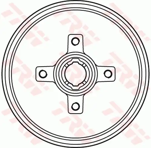 спирачен барабан TRW DB4134BR