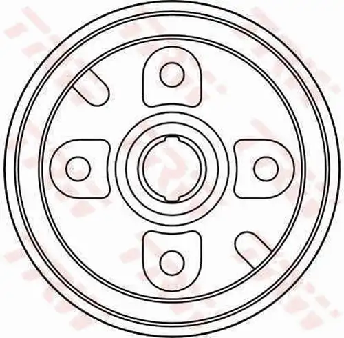 спирачен барабан TRW DB4253